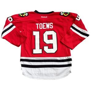 Chicago Blackhawks NHL Hockey Jersey Reebok Red #19 Jonathon Toews Youth S/M